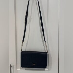 Kate Spade black leather crossbody